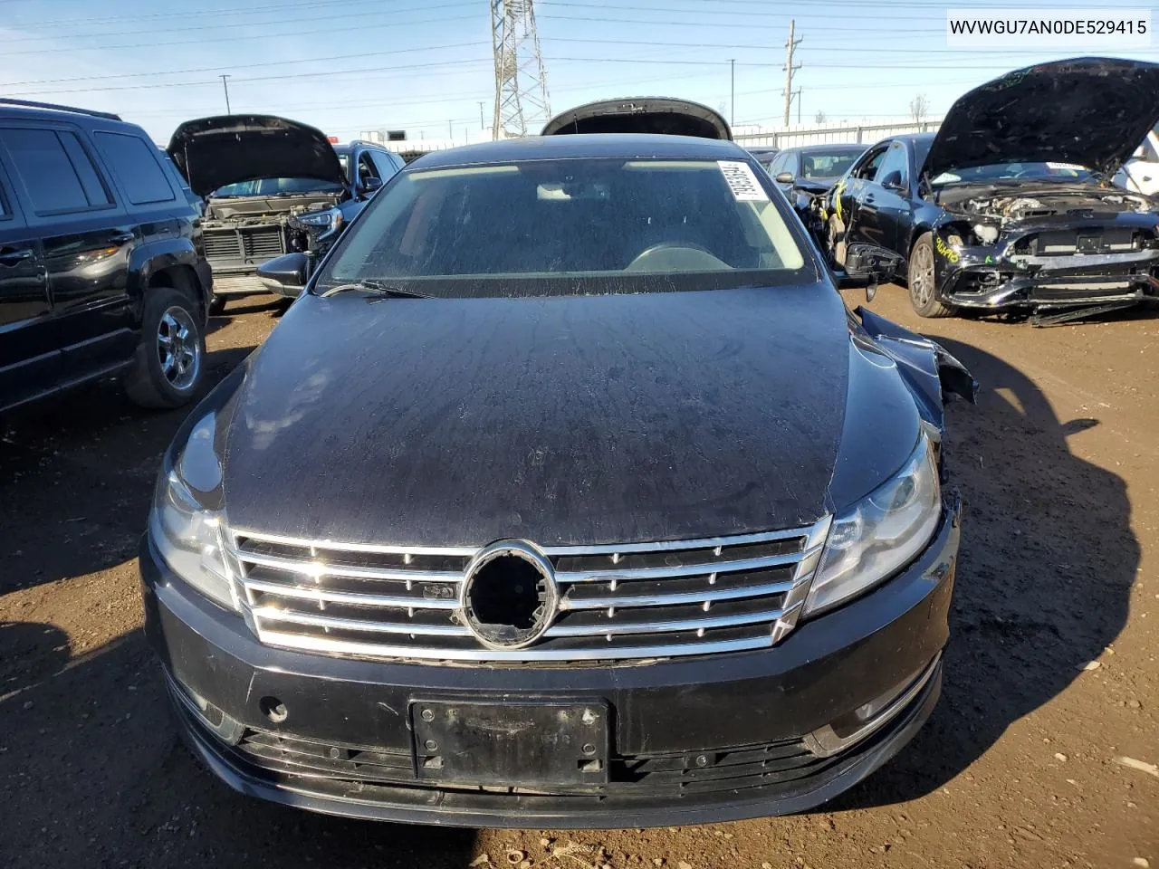 2013 Volkswagen Cc Vr6 4Motion VIN: WVWGU7AN0DE529415 Lot: 79953694