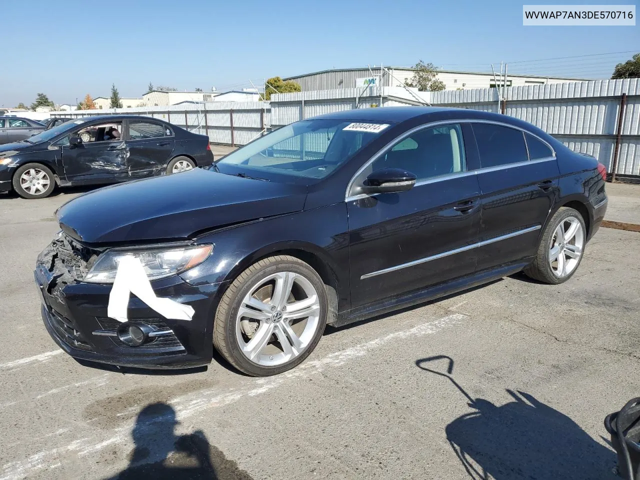 2013 Volkswagen Cc Sport VIN: WVWAP7AN3DE570716 Lot: 80044814