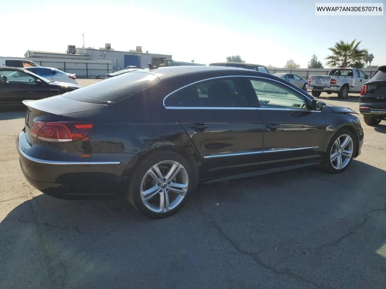 2013 Volkswagen Cc Sport VIN: WVWAP7AN3DE570716 Lot: 80044814