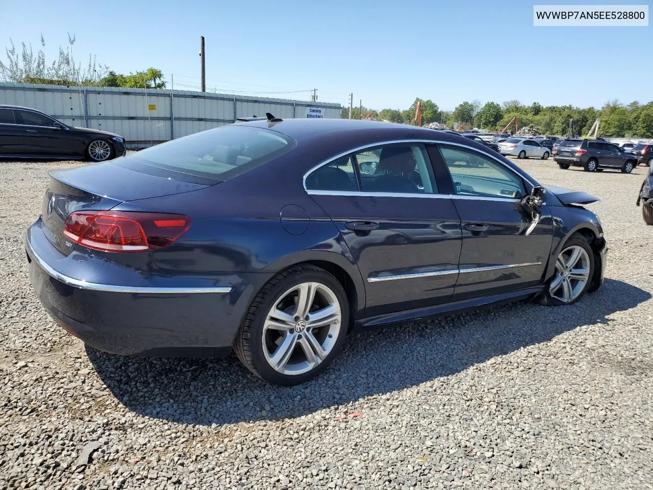 2014 Volkswagen Cc Sport VIN: WVWBP7AN5EE528800 Lot: 70234154