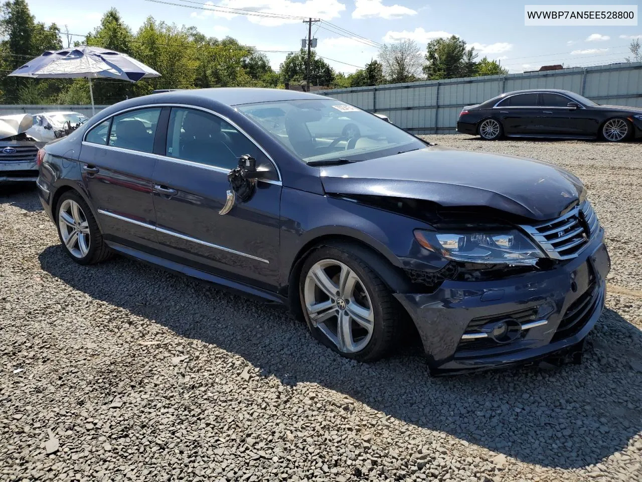 2014 Volkswagen Cc Sport VIN: WVWBP7AN5EE528800 Lot: 70234154