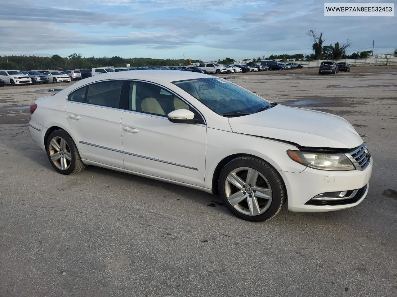 WVWBP7AN8EE532453 2014 Volkswagen Cc Sport