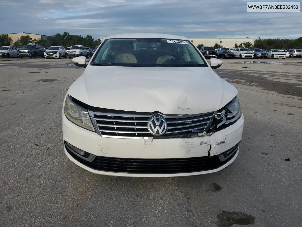 WVWBP7AN8EE532453 2014 Volkswagen Cc Sport