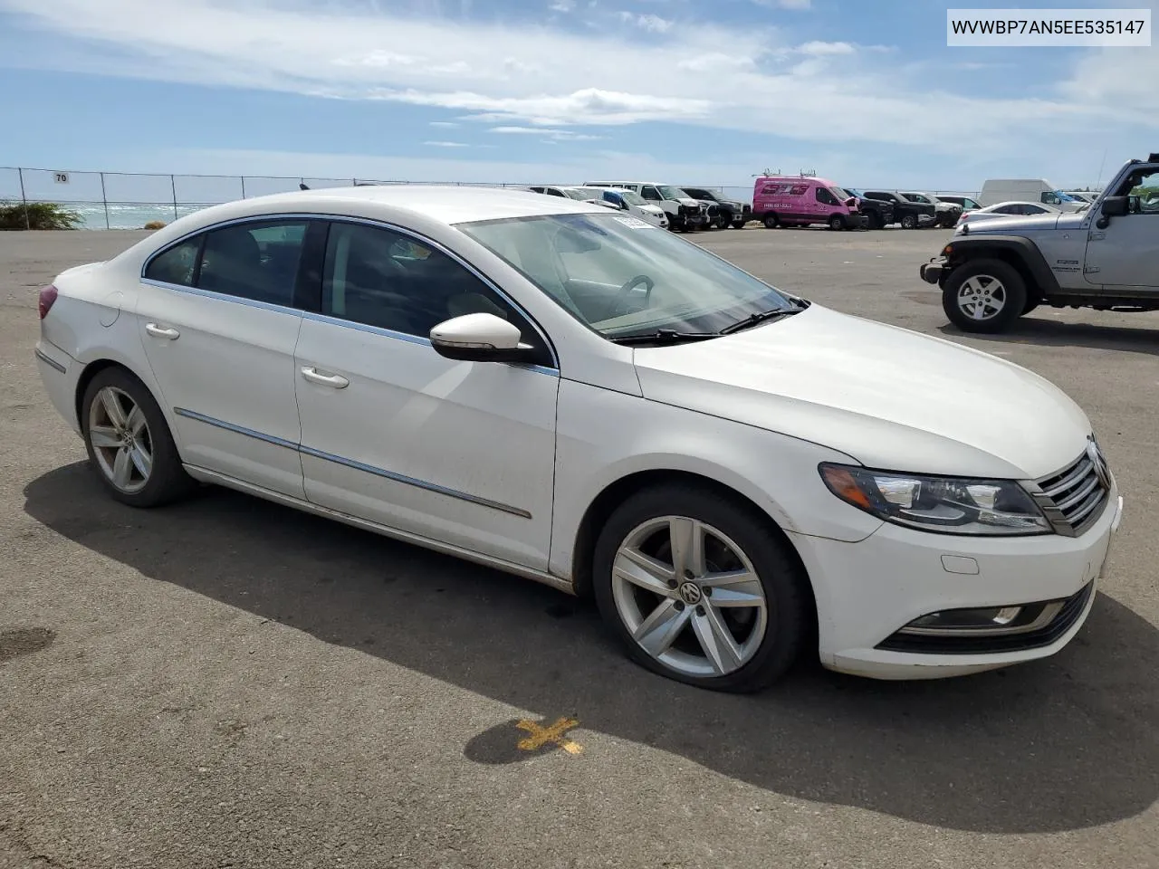 WVWBP7AN5EE535147 2014 Volkswagen Cc Sport