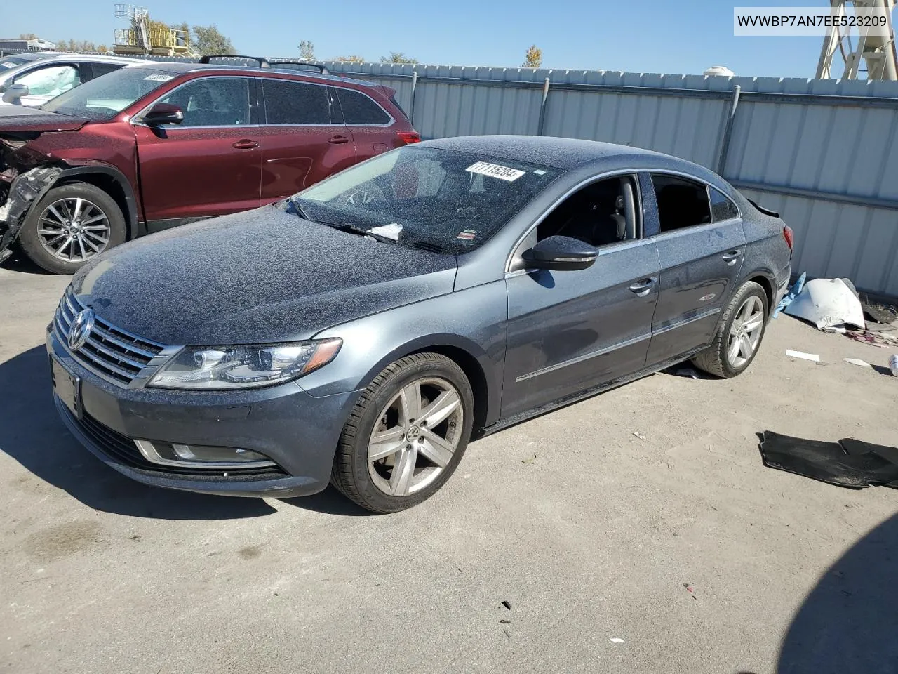 2014 Volkswagen Cc Sport VIN: WVWBP7AN7EE523209 Lot: 77115204