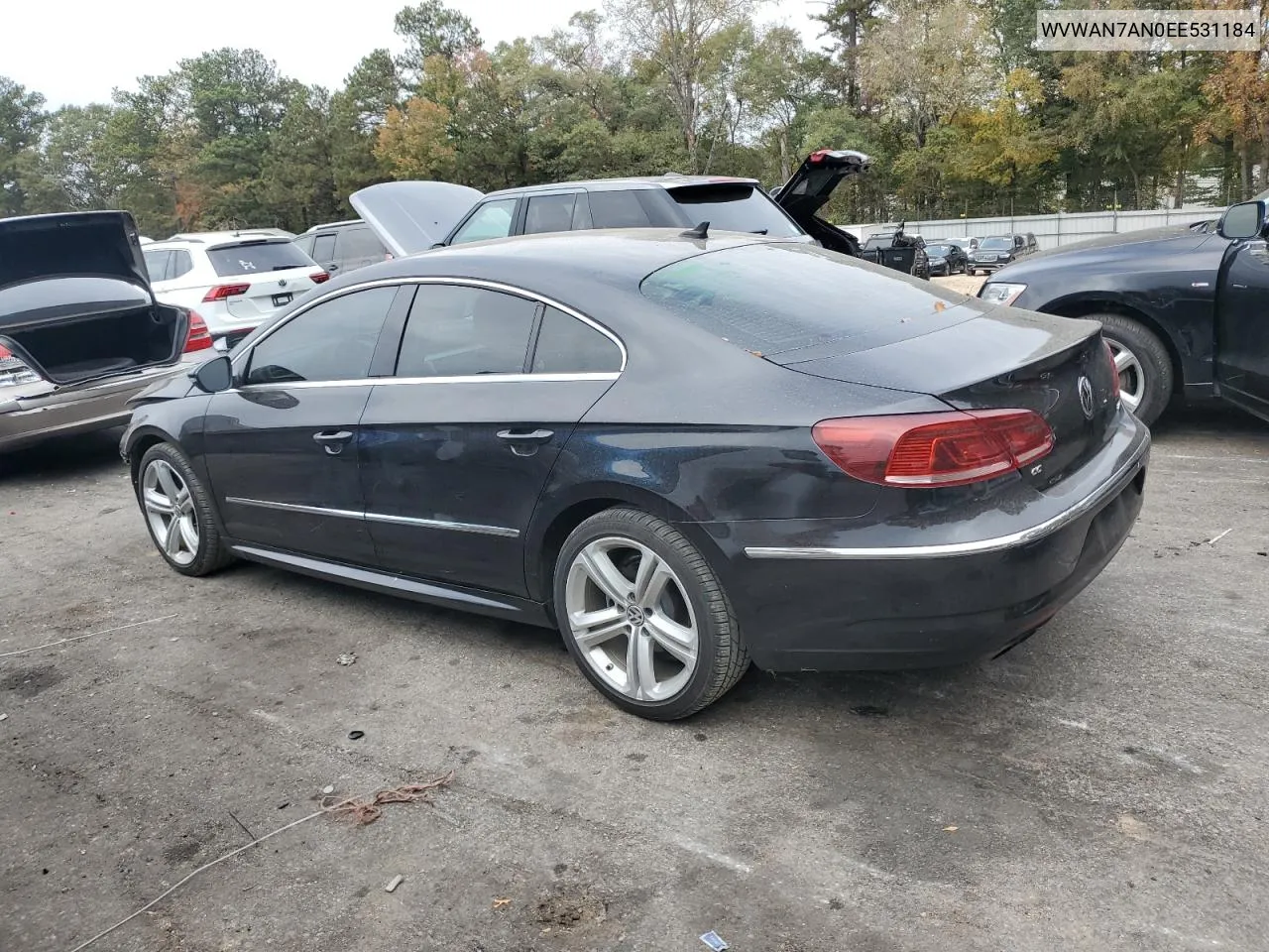 2014 Volkswagen Cc Sport VIN: WVWAN7AN0EE531184 Lot: 78617334