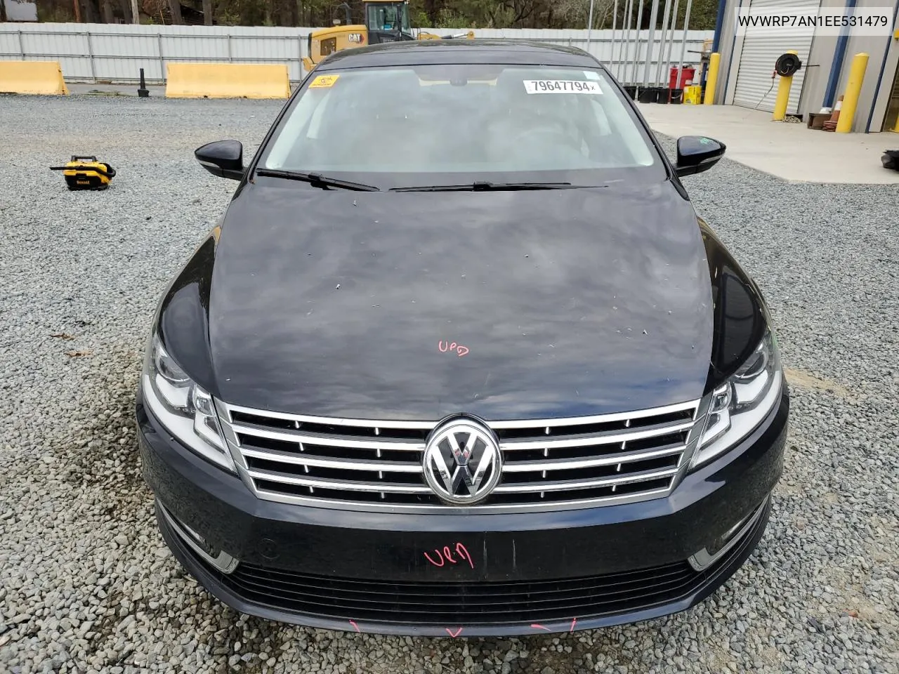 2014 Volkswagen Cc Luxury VIN: WVWRP7AN1EE531479 Lot: 79647794