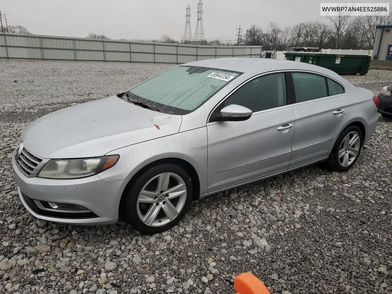 2014 Volkswagen Cc Sport VIN: WVWBP7AN4EE525886 Lot: 80944154