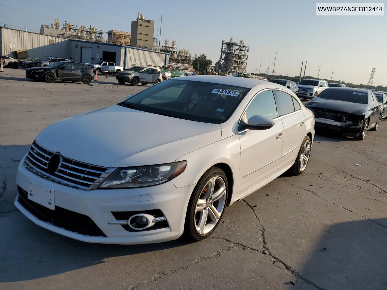 2015 Volkswagen Cc Sport VIN: WVWBP7AN3FE812444 Lot: 66520824