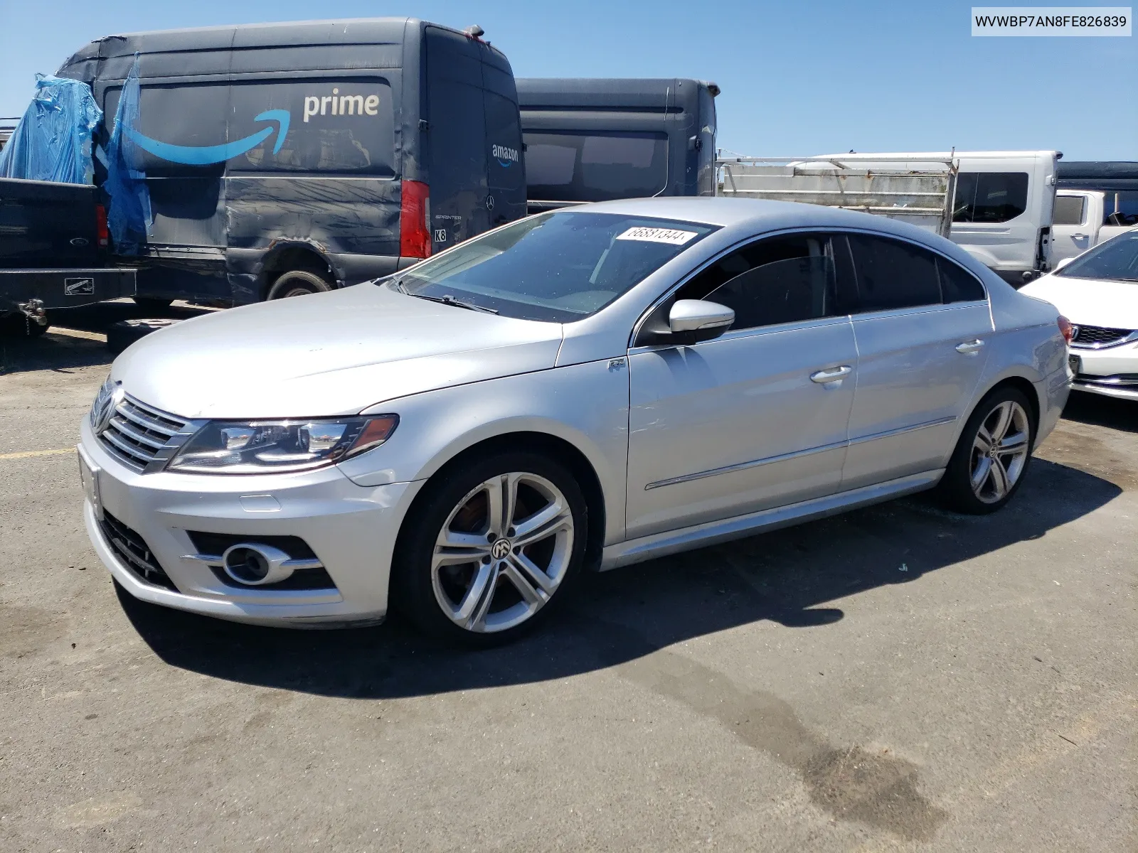 2015 Volkswagen Cc Sport VIN: WVWBP7AN8FE826839 Lot: 66881344