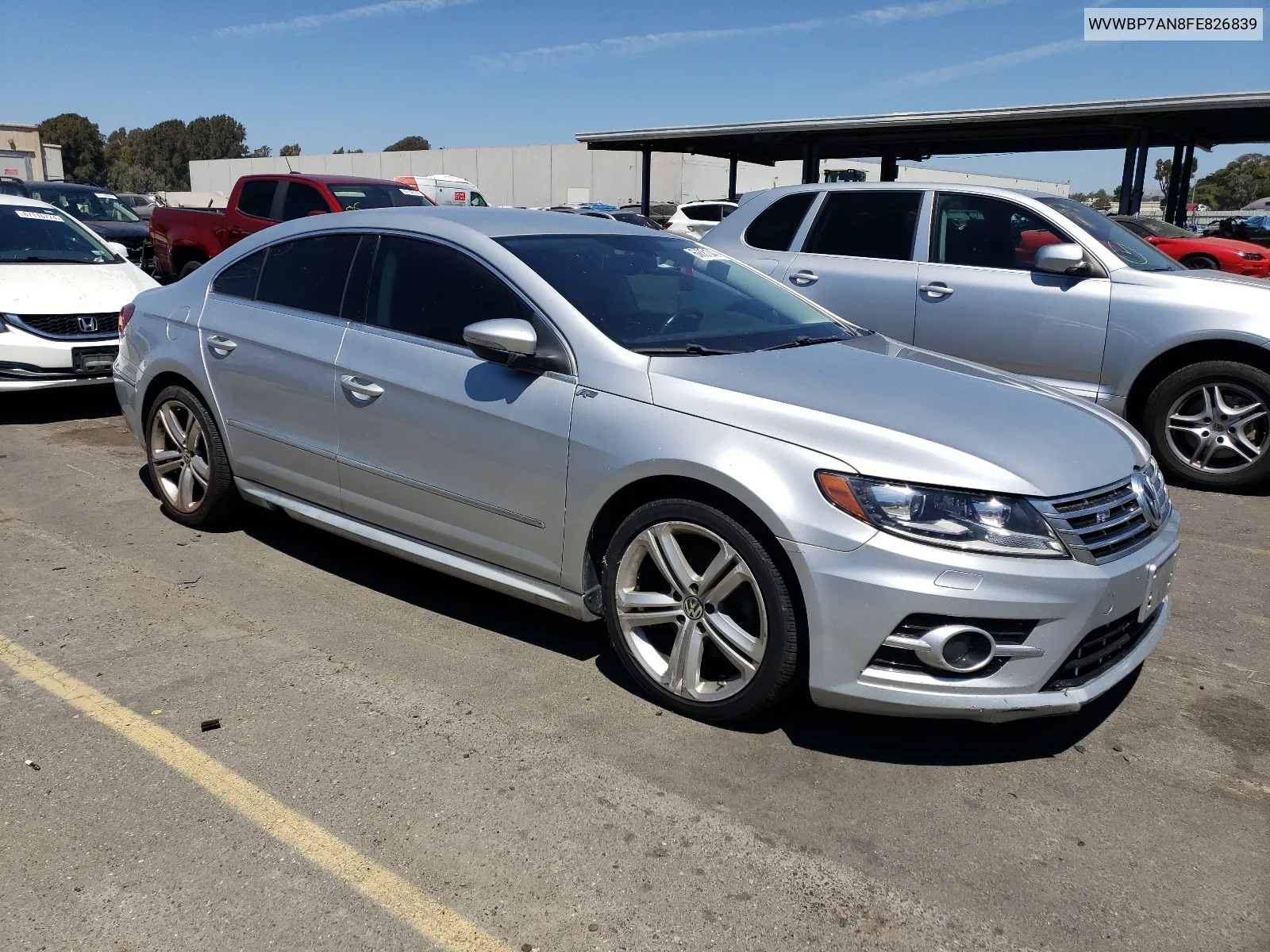 2015 Volkswagen Cc Sport VIN: WVWBP7AN8FE826839 Lot: 66881344