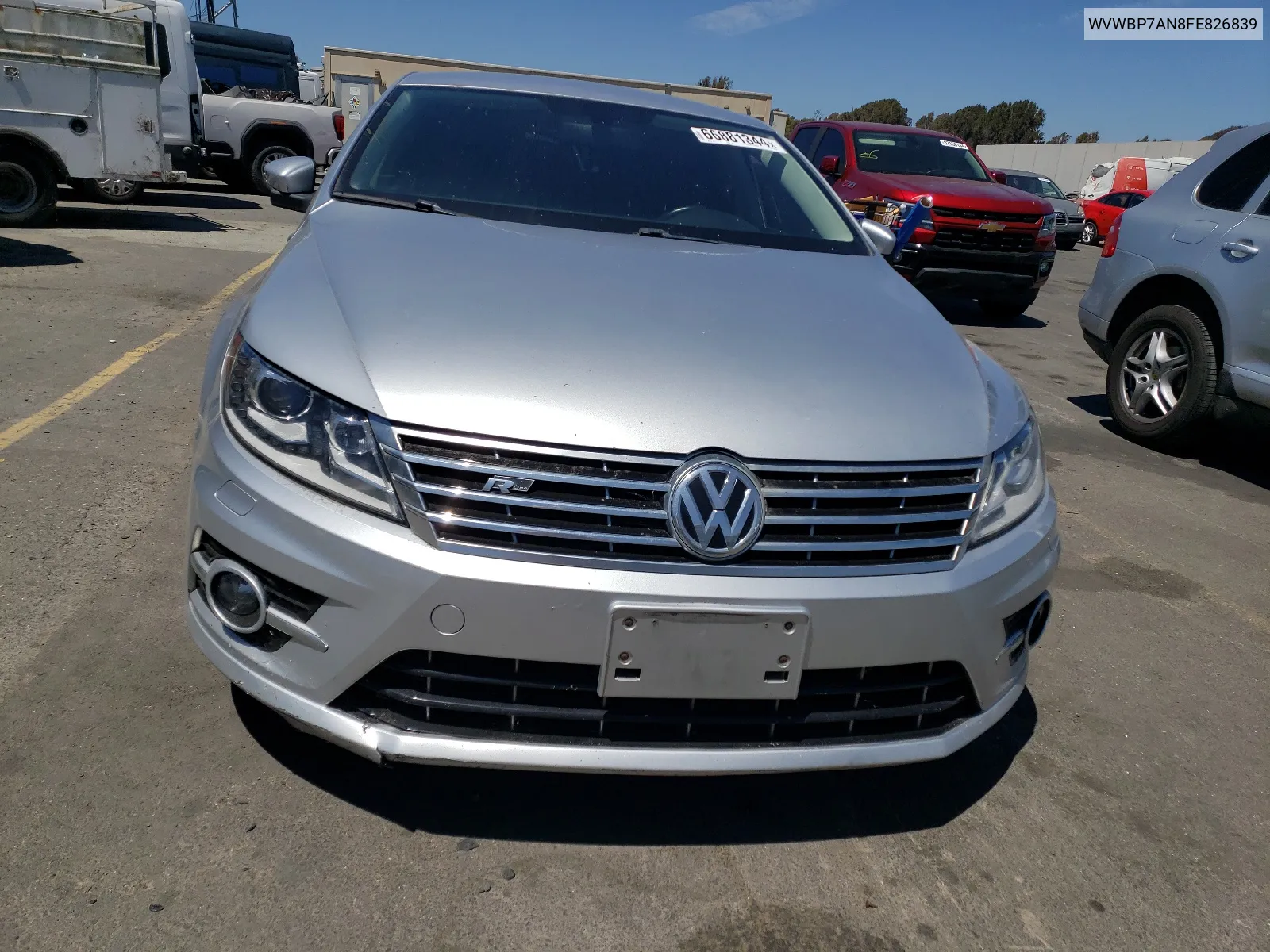 2015 Volkswagen Cc Sport VIN: WVWBP7AN8FE826839 Lot: 66881344