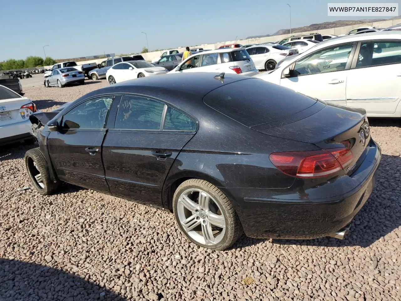 WVWBP7AN1FE827847 2015 Volkswagen Cc Sport