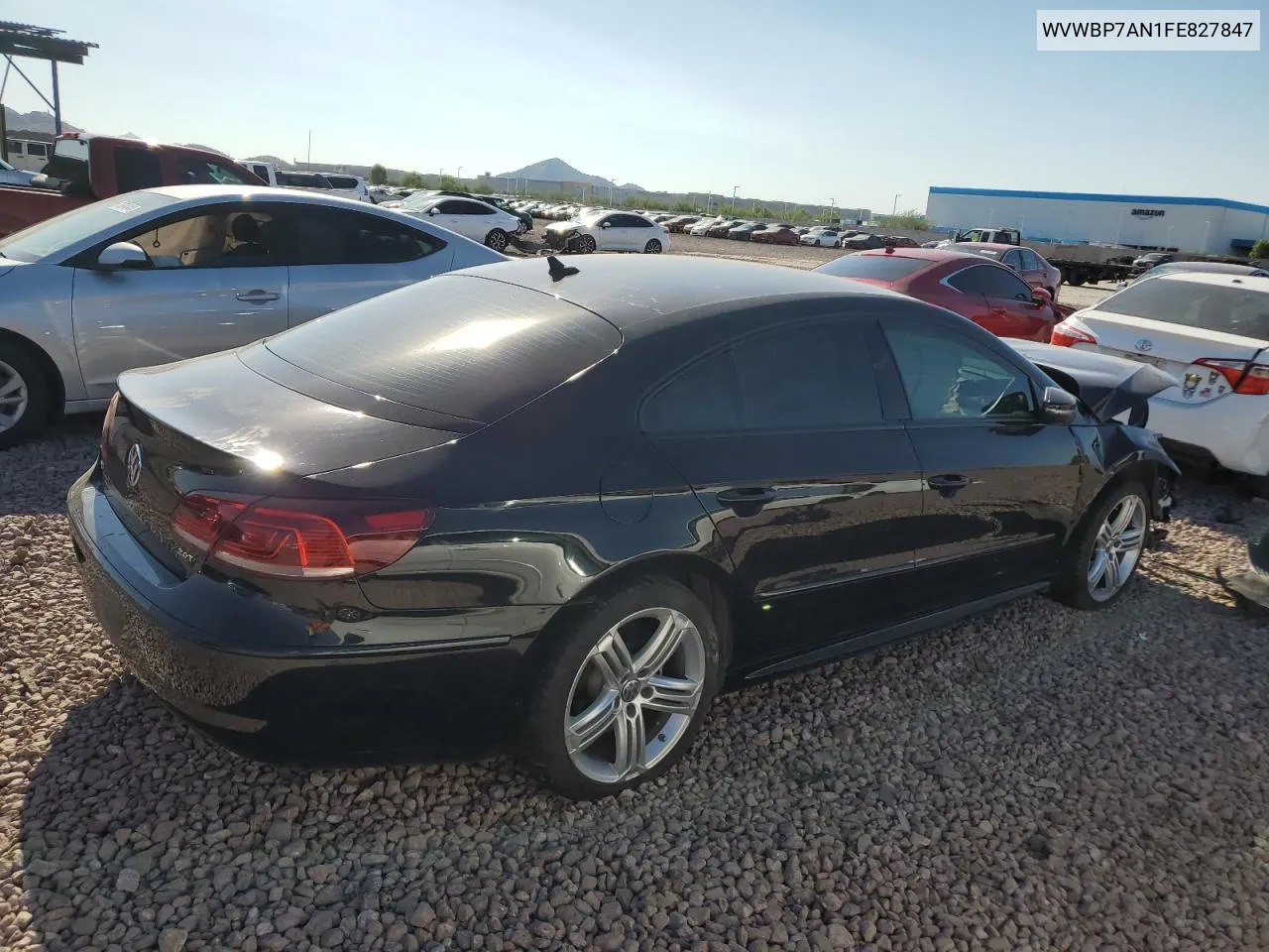 WVWBP7AN1FE827847 2015 Volkswagen Cc Sport