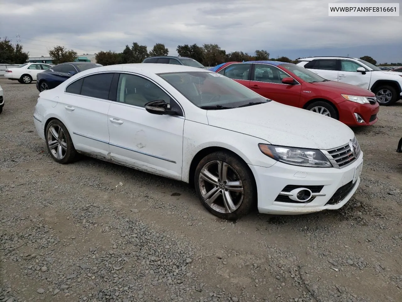 2015 Volkswagen Cc Sport VIN: WVWBP7AN9FE816661 Lot: 76229534