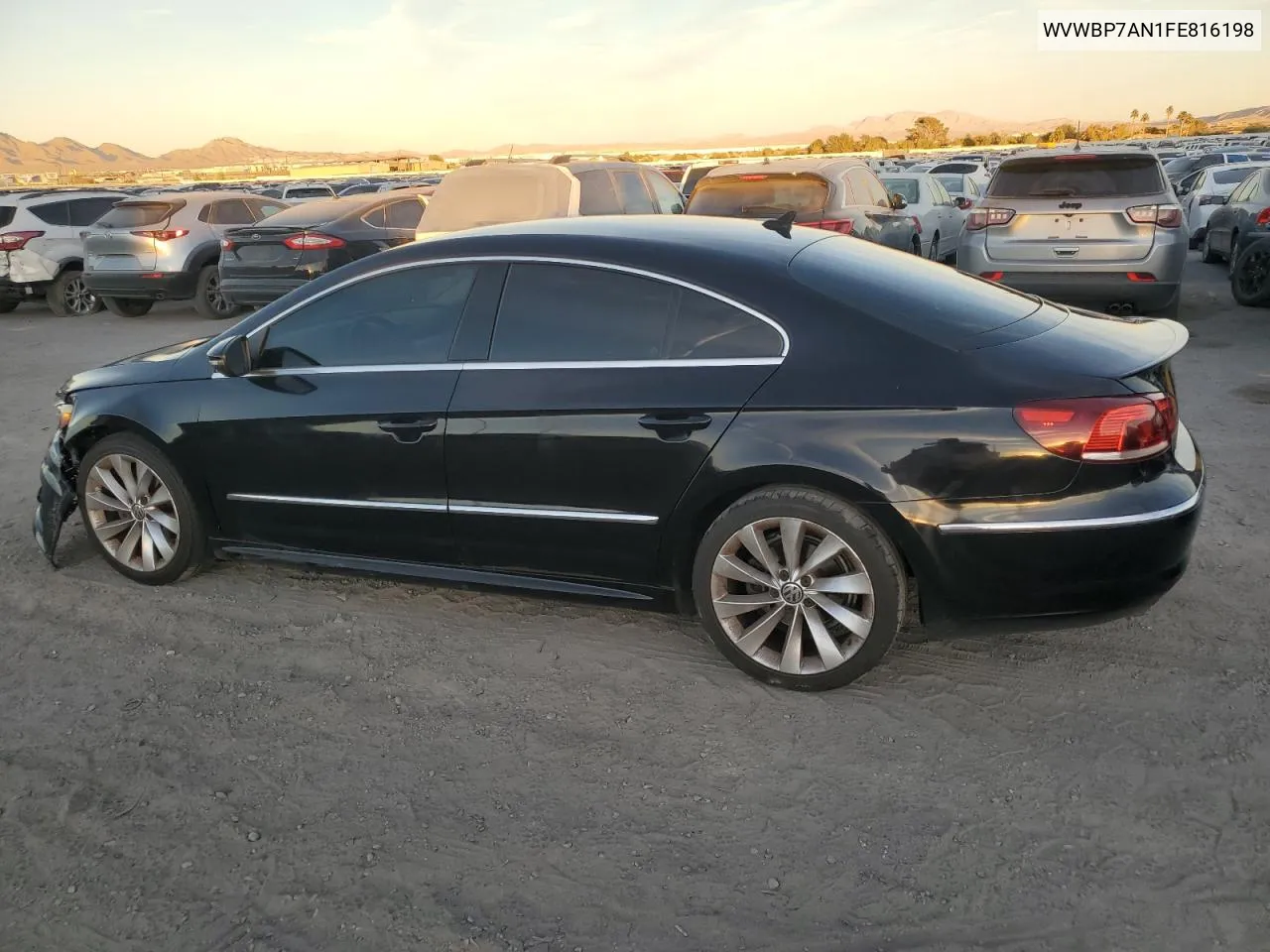 2015 Volkswagen Cc Sport VIN: WVWBP7AN1FE816198 Lot: 80695794