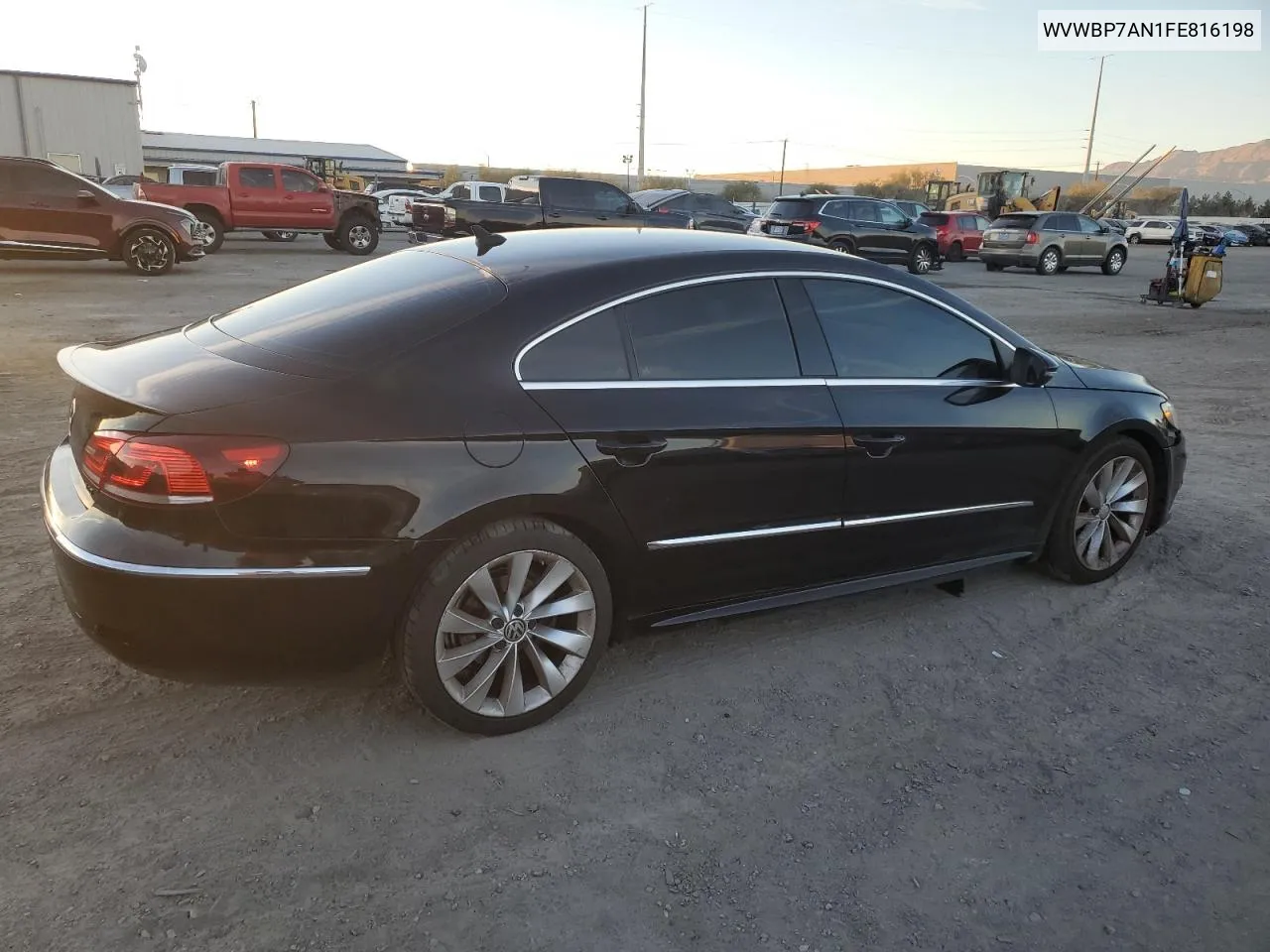 2015 Volkswagen Cc Sport VIN: WVWBP7AN1FE816198 Lot: 80695794