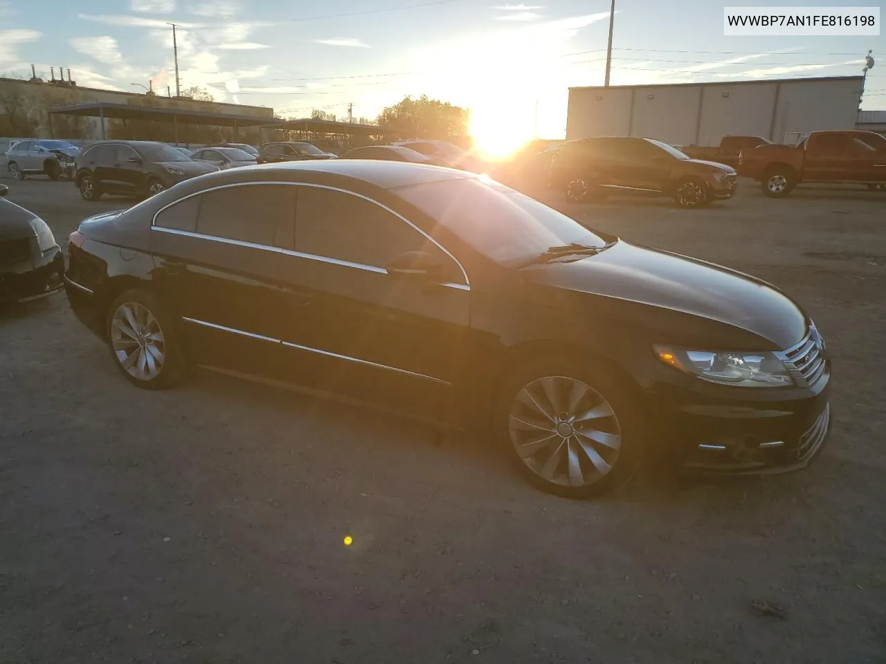 2015 Volkswagen Cc Sport VIN: WVWBP7AN1FE816198 Lot: 80695794