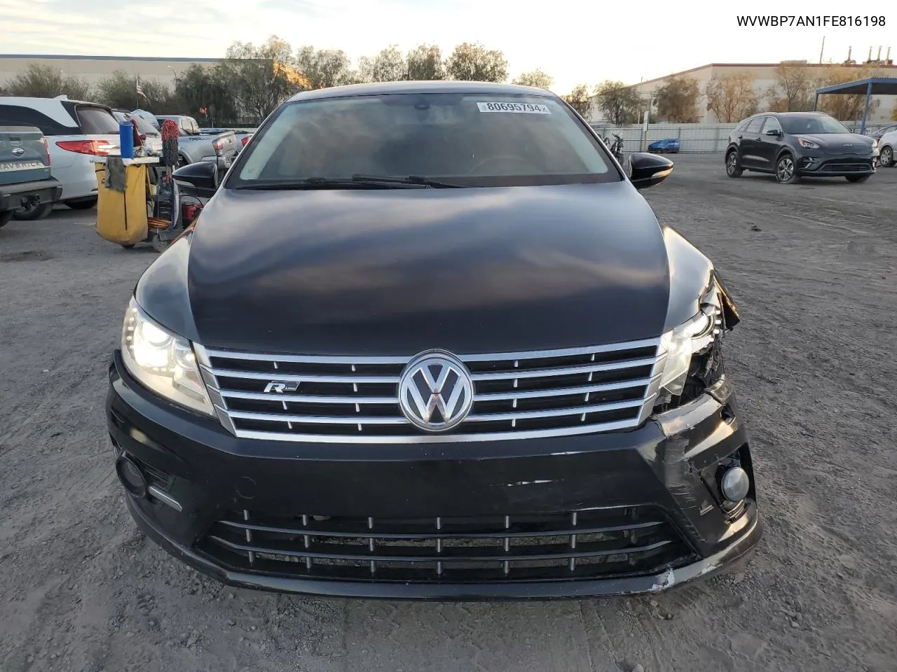 2015 Volkswagen Cc Sport VIN: WVWBP7AN1FE816198 Lot: 80695794