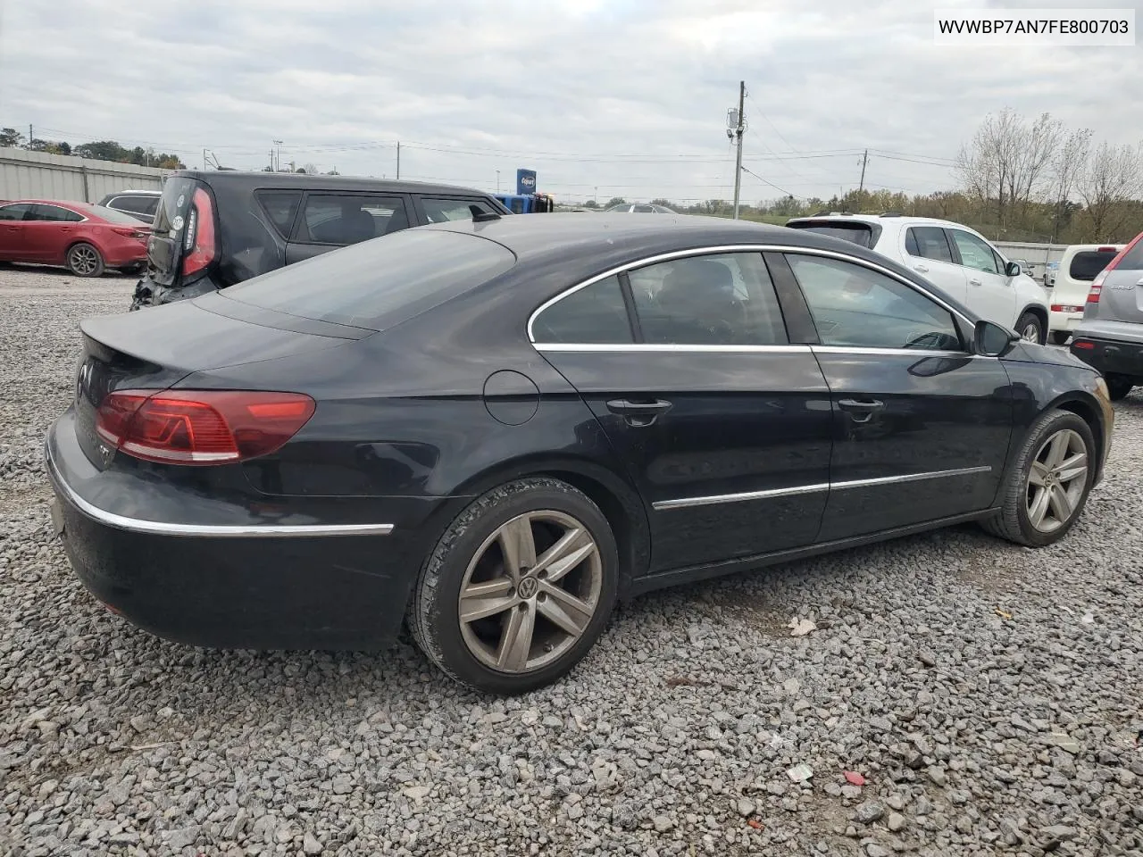 2015 Volkswagen Cc Sport VIN: WVWBP7AN7FE800703 Lot: 81270954