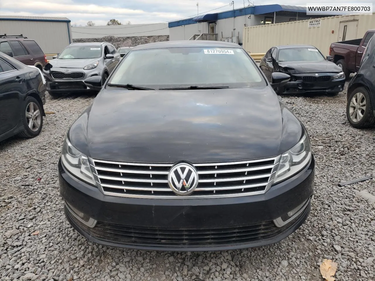 2015 Volkswagen Cc Sport VIN: WVWBP7AN7FE800703 Lot: 81270954