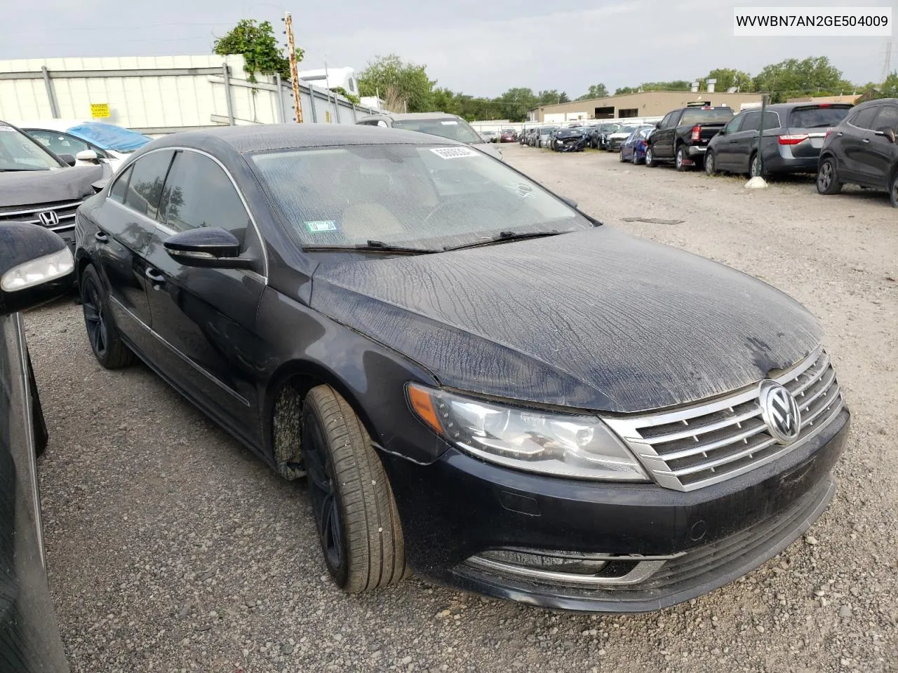 2016 Volkswagen Cc Base VIN: WVWBN7AN2GE504009 Lot: 66606304