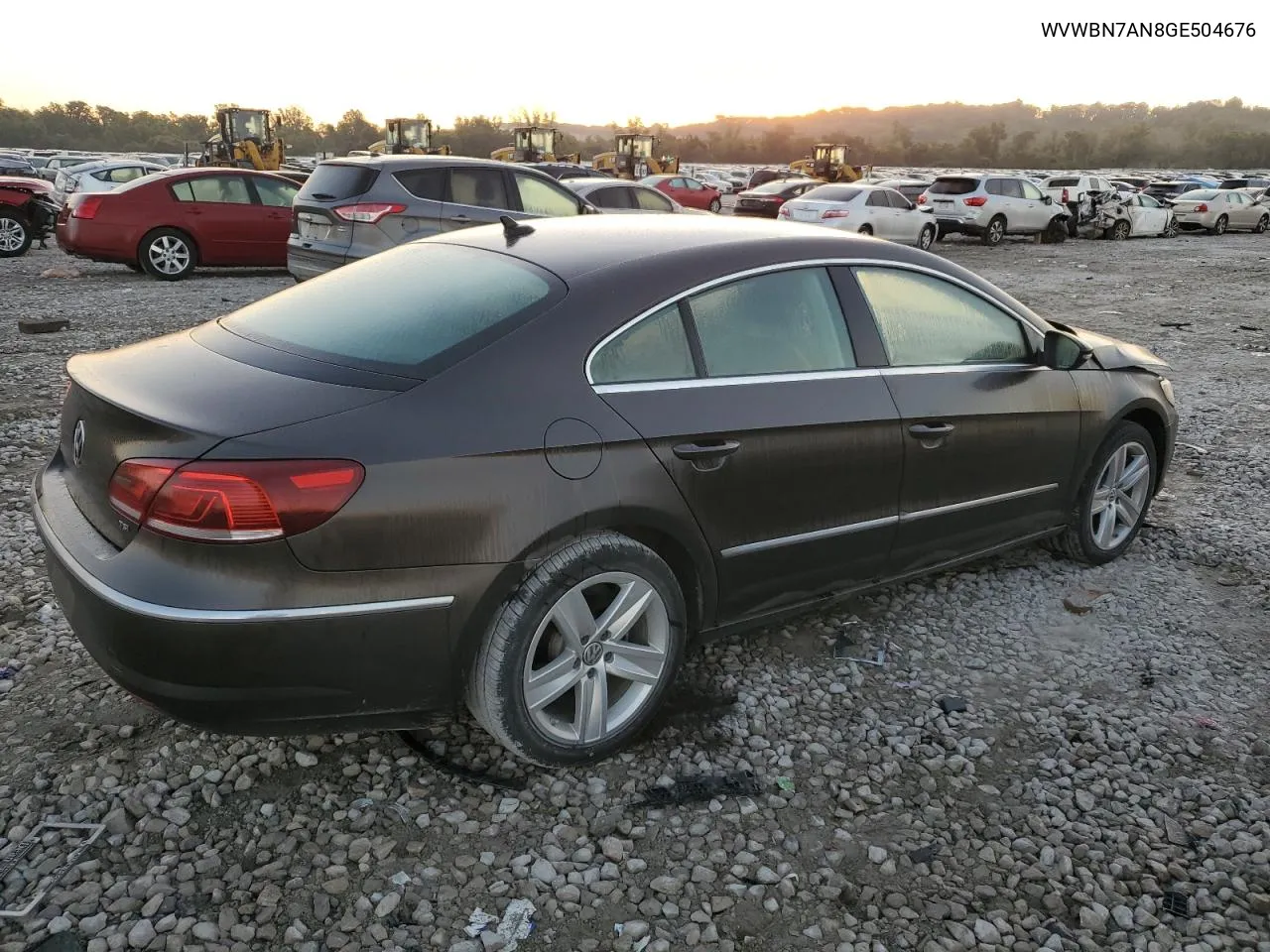 2016 Volkswagen Cc Base VIN: WVWBN7AN8GE504676 Lot: 75329874