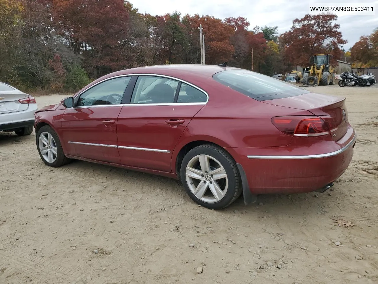 2016 Volkswagen Cc Base VIN: WVWBP7AN8GE503411 Lot: 75863674