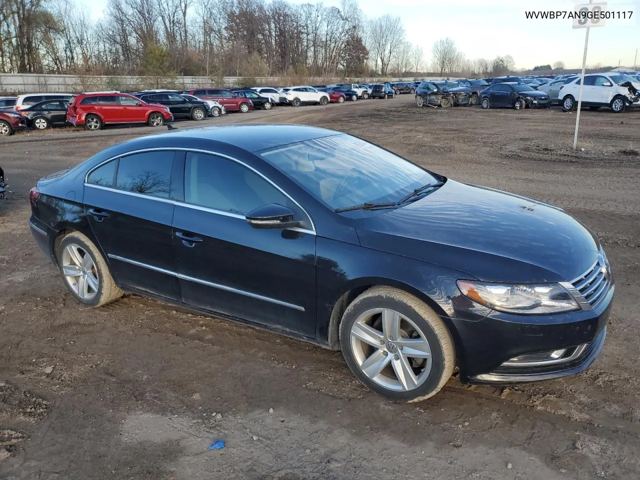 2016 Volkswagen Cc Base VIN: WVWBP7AN9GE501117 Lot: 79636404