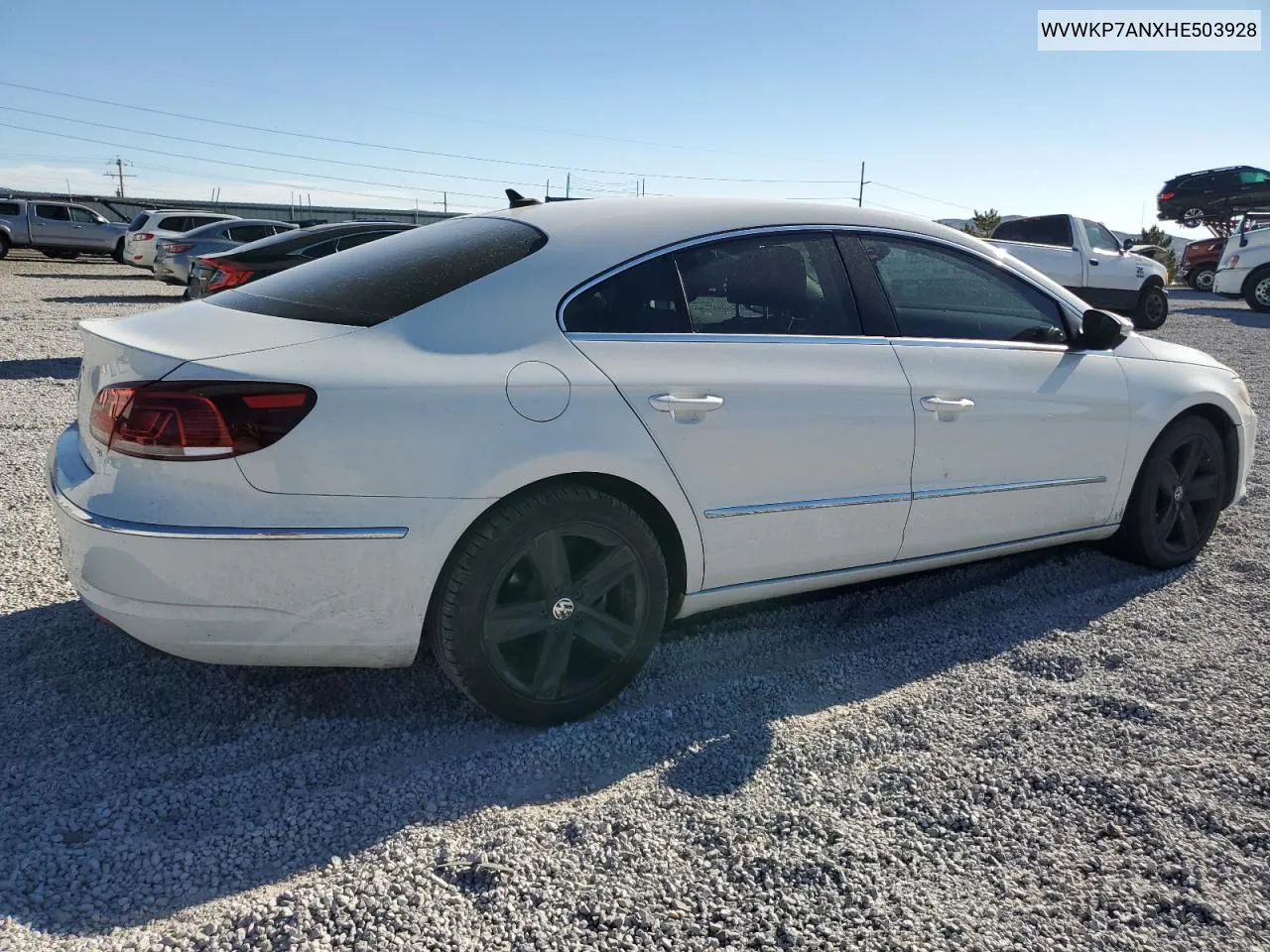 WVWKP7ANXHE503928 2017 Volkswagen Cc Sport