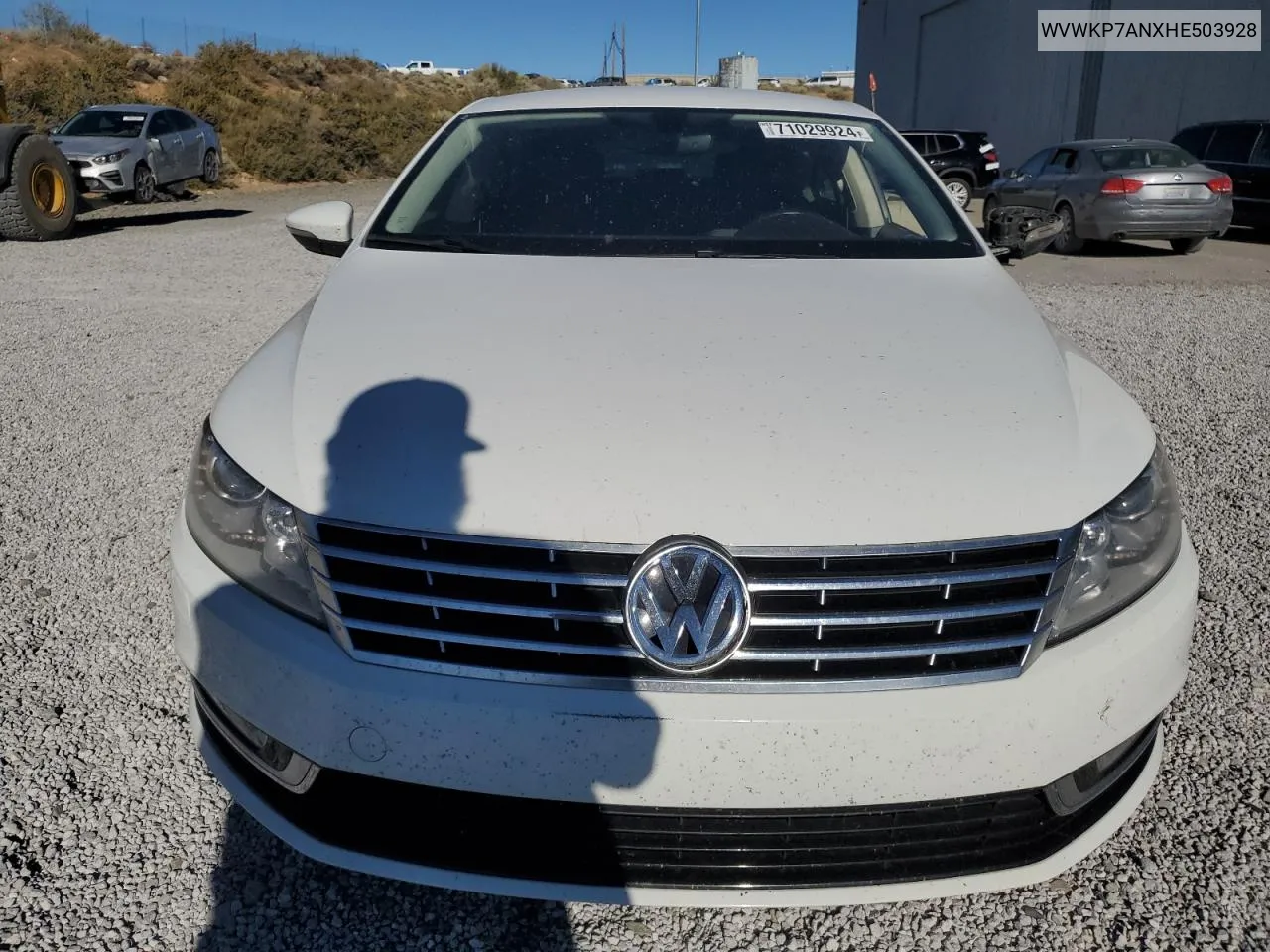 2017 Volkswagen Cc Sport VIN: WVWKP7ANXHE503928 Lot: 71029924