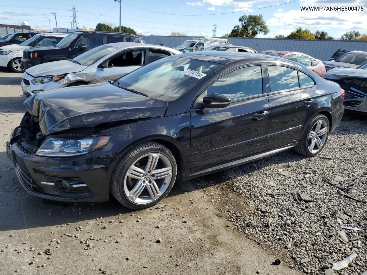 2017 Volkswagen Cc R-Line VIN: WVWMP7AN5HE500475 Lot: 77484914