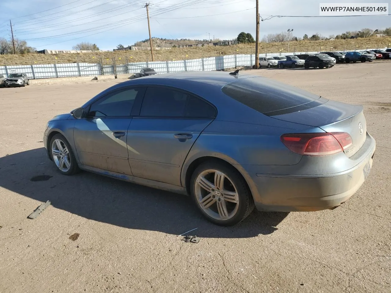 2017 Volkswagen Cc R-Line VIN: WVWFP7AN4HE501495 Lot: 79805384