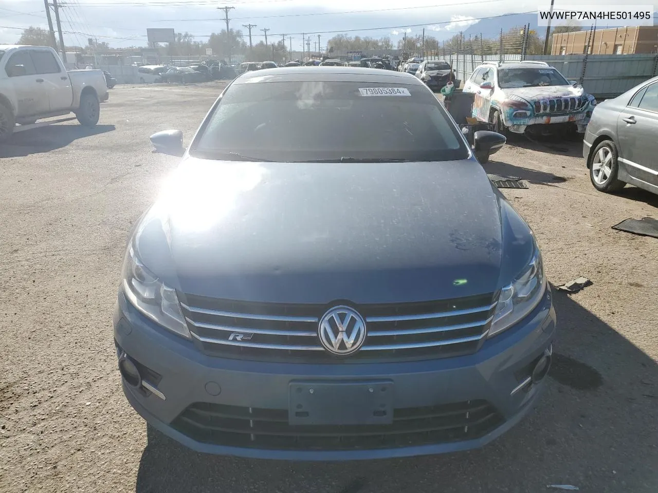 2017 Volkswagen Cc R-Line VIN: WVWFP7AN4HE501495 Lot: 79805384