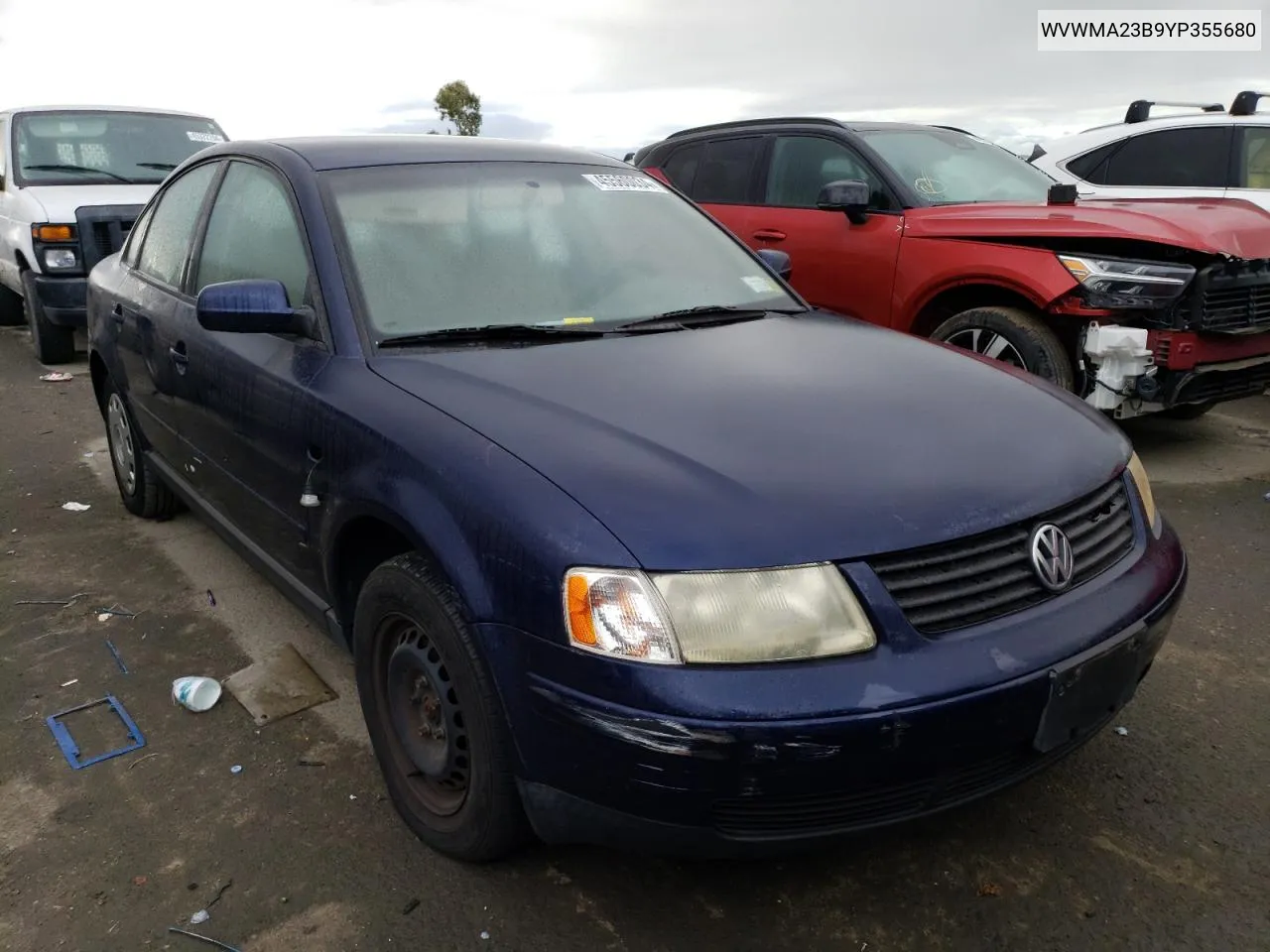 2000 Volkswagen Passat Gls VIN: WVWMA23B9YP355680 Lot: 45560034