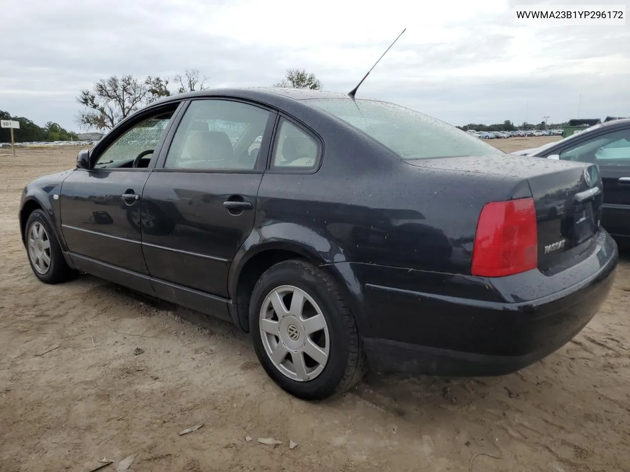 2000 Volkswagen Passat Gls VIN: WVWMA23B1YP296172 Lot: 74037014