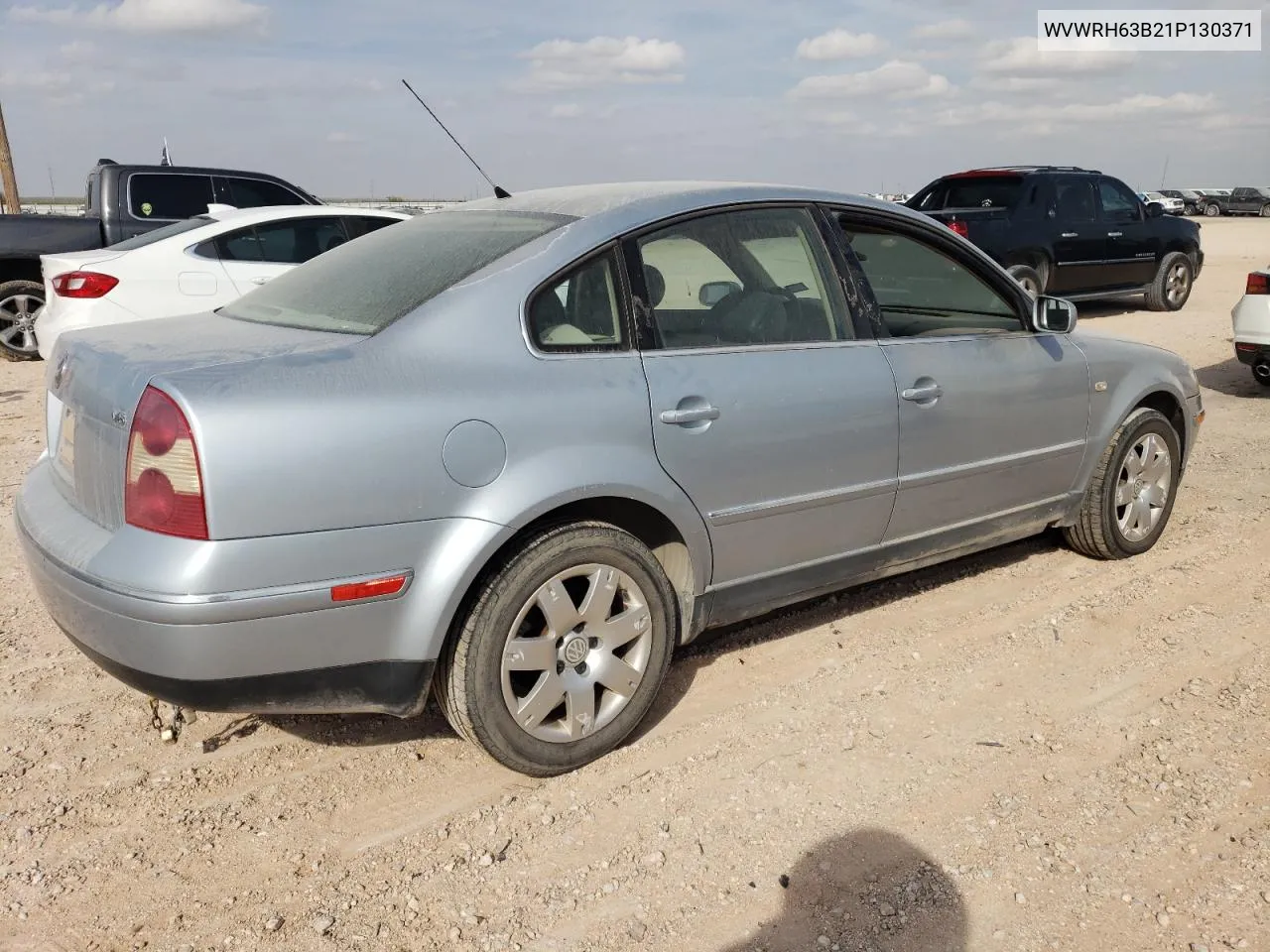 2001 Volkswagen Passat Glx VIN: WVWRH63B21P130371 Lot: 78907784