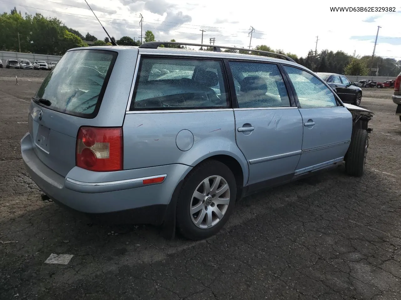 2002 Volkswagen Passat Gls VIN: WVWVD63B62E329382 Lot: 70886864