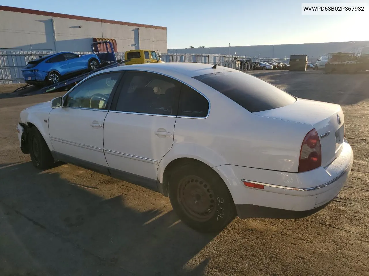 2002 Volkswagen Passat Gls VIN: WVWPD63B02P367932 Lot: 79568174