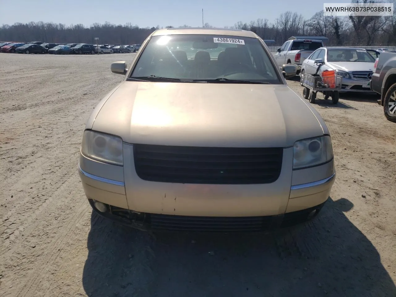 WVWRH63B73P038515 2003 Volkswagen Passat Glx