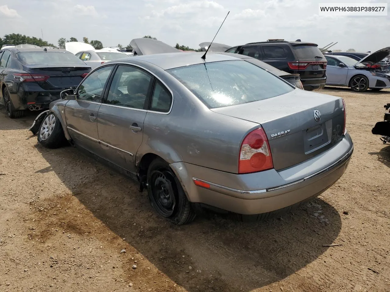 2003 Volkswagen Passat Gls VIN: WVWPH63B83P389277 Lot: 66245594