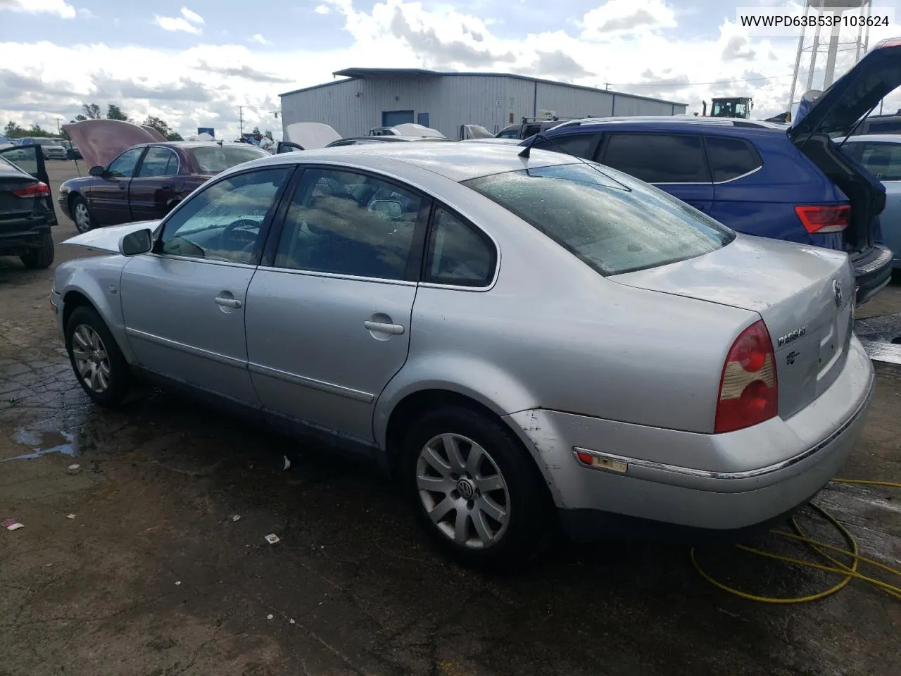 2003 Volkswagen Passat Gls VIN: WVWPD63B53P103624 Lot: 70334334