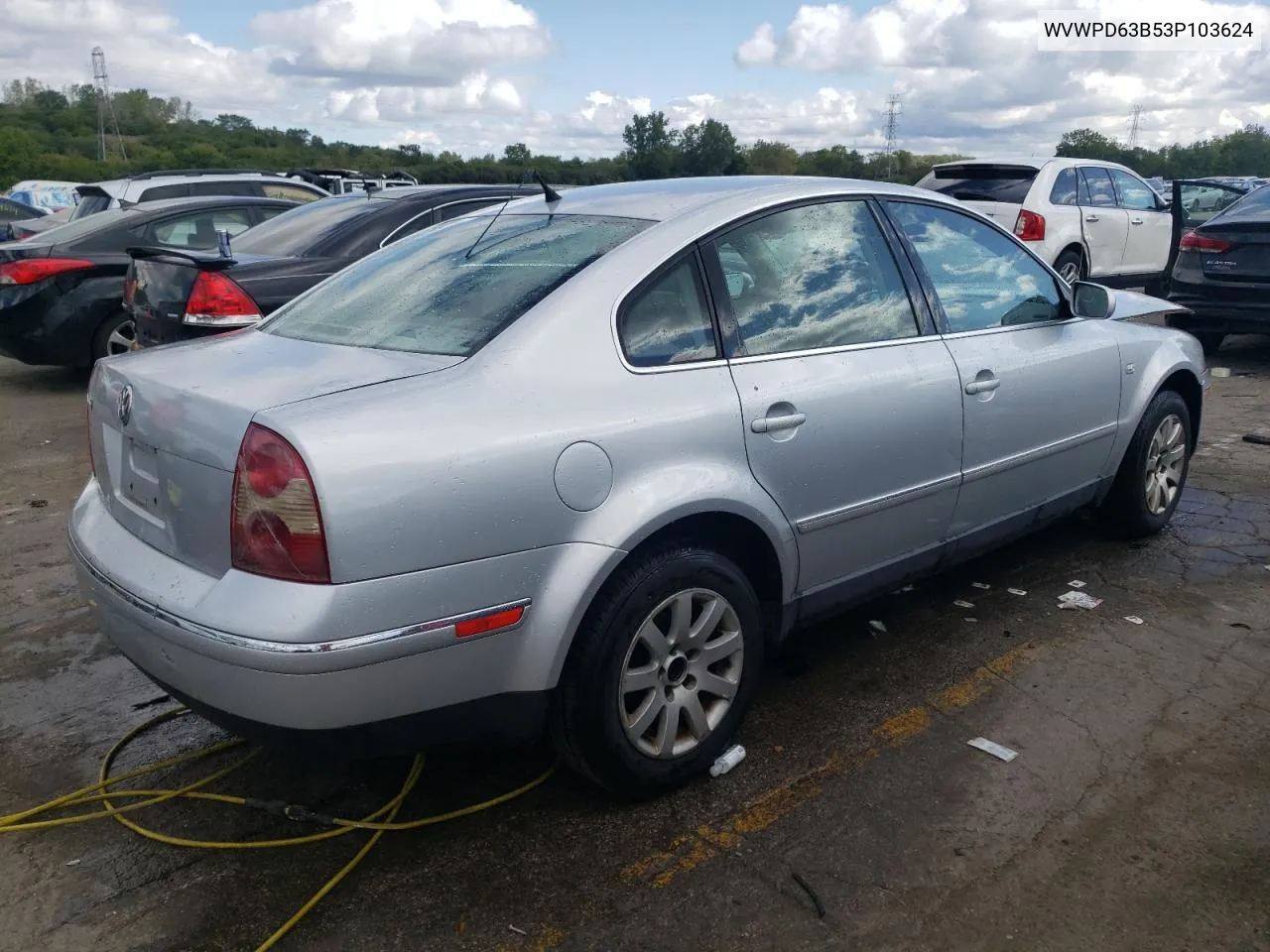 WVWPD63B53P103624 2003 Volkswagen Passat Gls