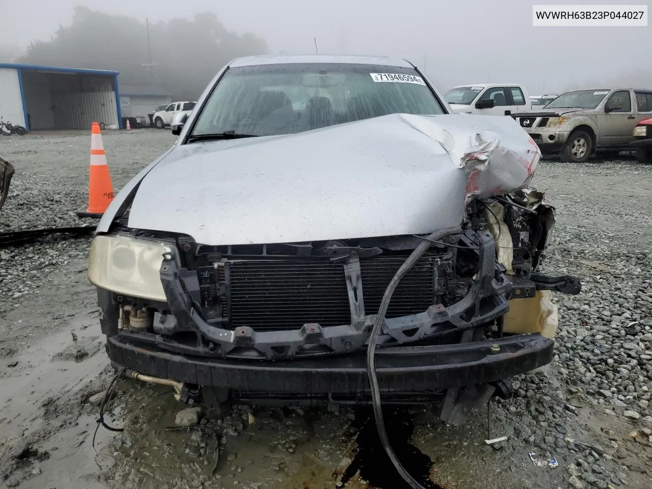 2003 Volkswagen Passat Glx VIN: WVWRH63B23P044027 Lot: 71946594