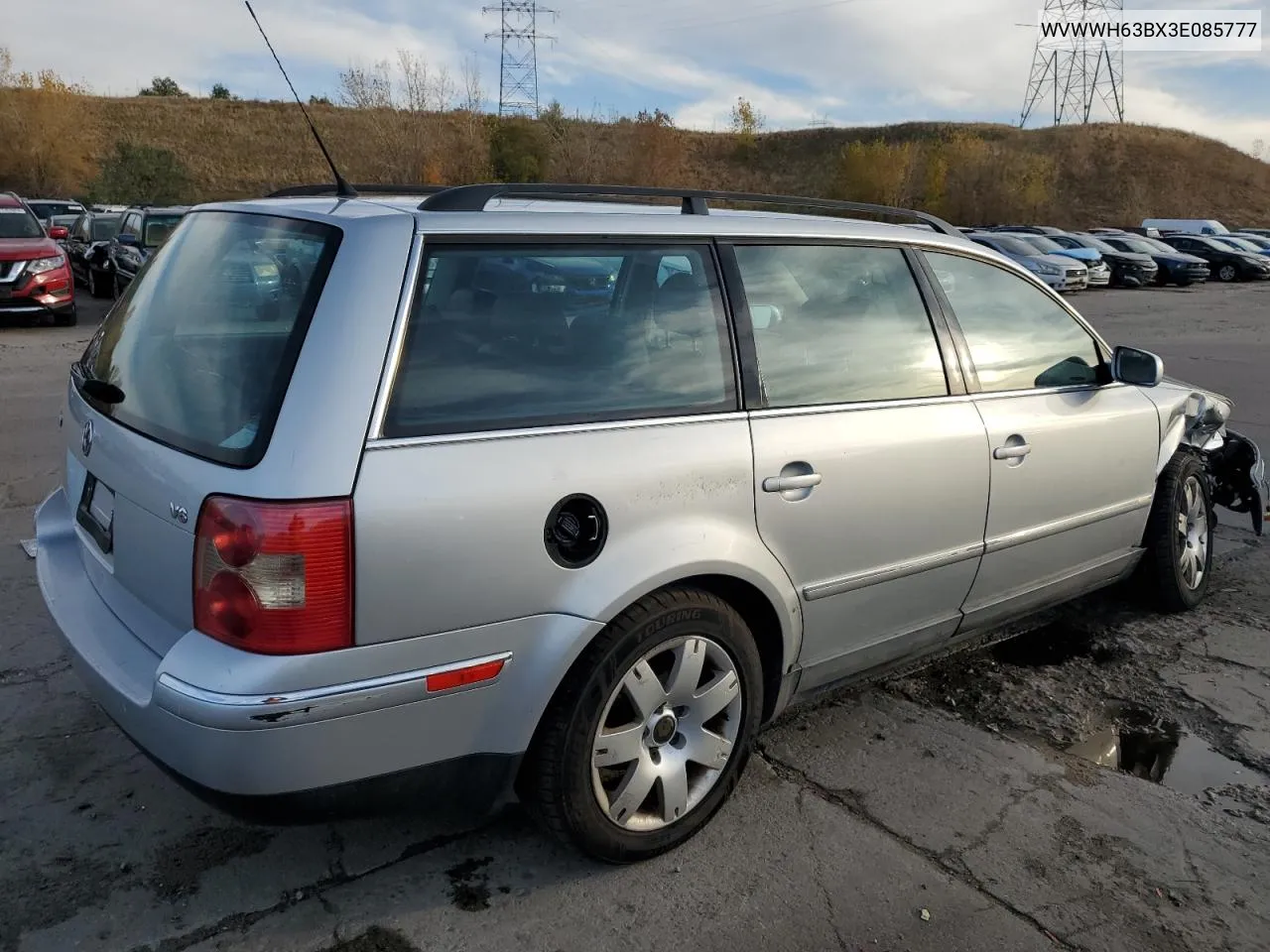 2003 Volkswagen Passat Glx VIN: WVWWH63BX3E085777 Lot: 78953244