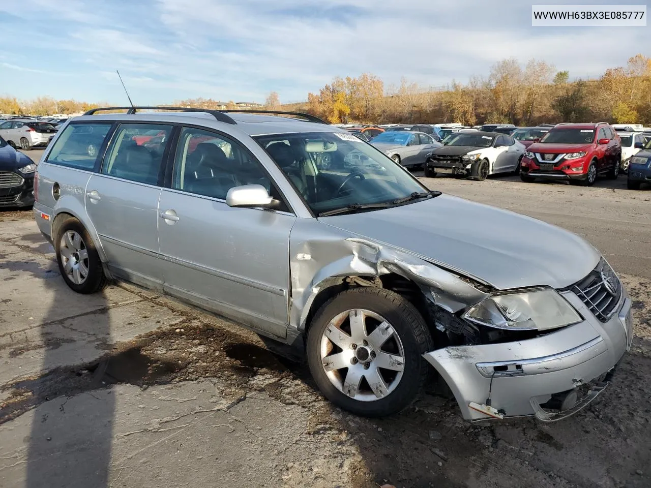 2003 Volkswagen Passat Glx VIN: WVWWH63BX3E085777 Lot: 78953244