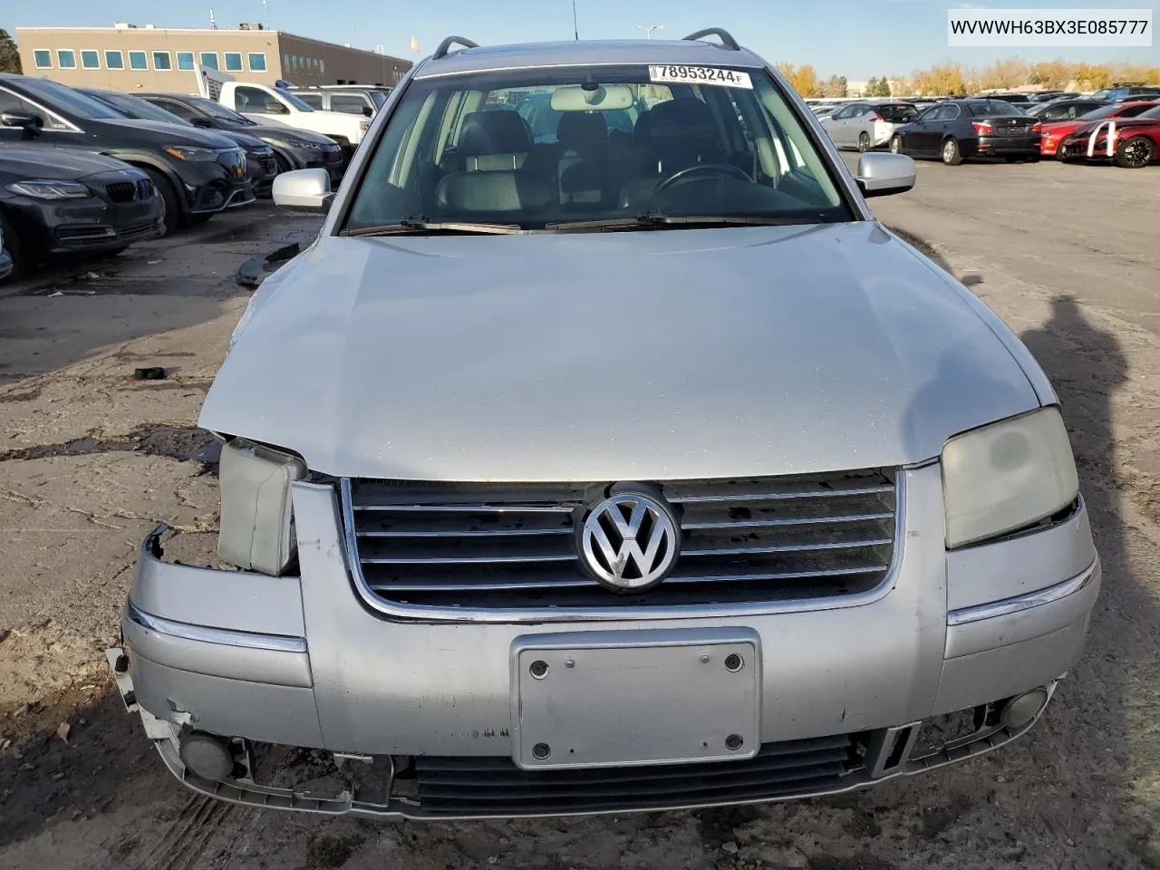 2003 Volkswagen Passat Glx VIN: WVWWH63BX3E085777 Lot: 78953244