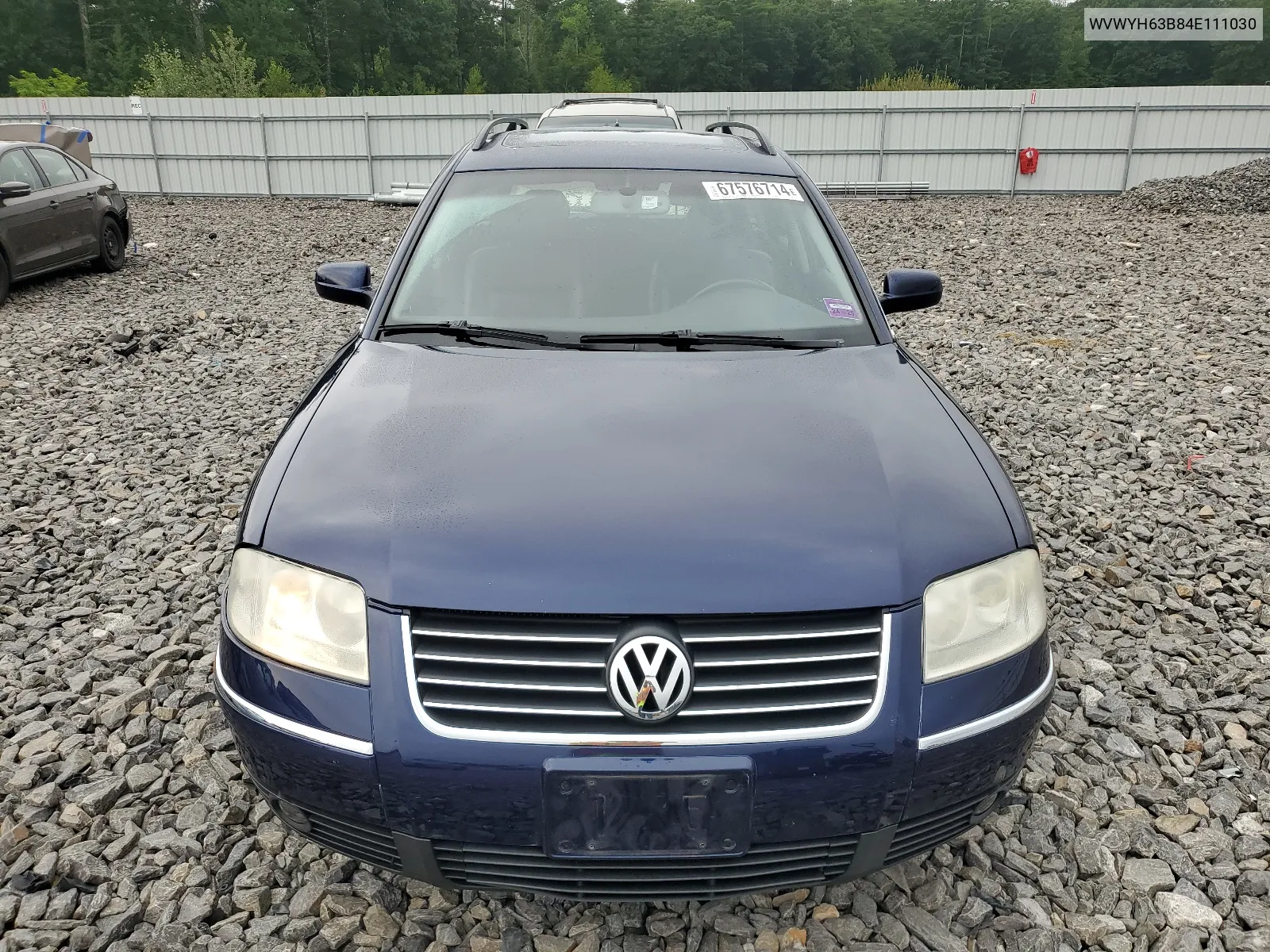 2004 Volkswagen Passat Glx 4Motion VIN: WVWYH63B84E111030 Lot: 67576714