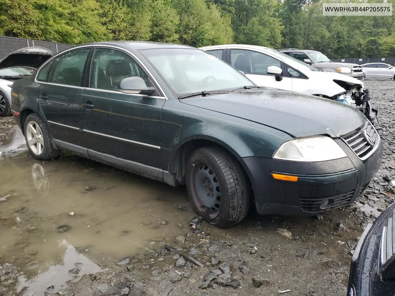 2004 Volkswagen Passat Glx VIN: WVWRH63B44P205575 Lot: 71710354