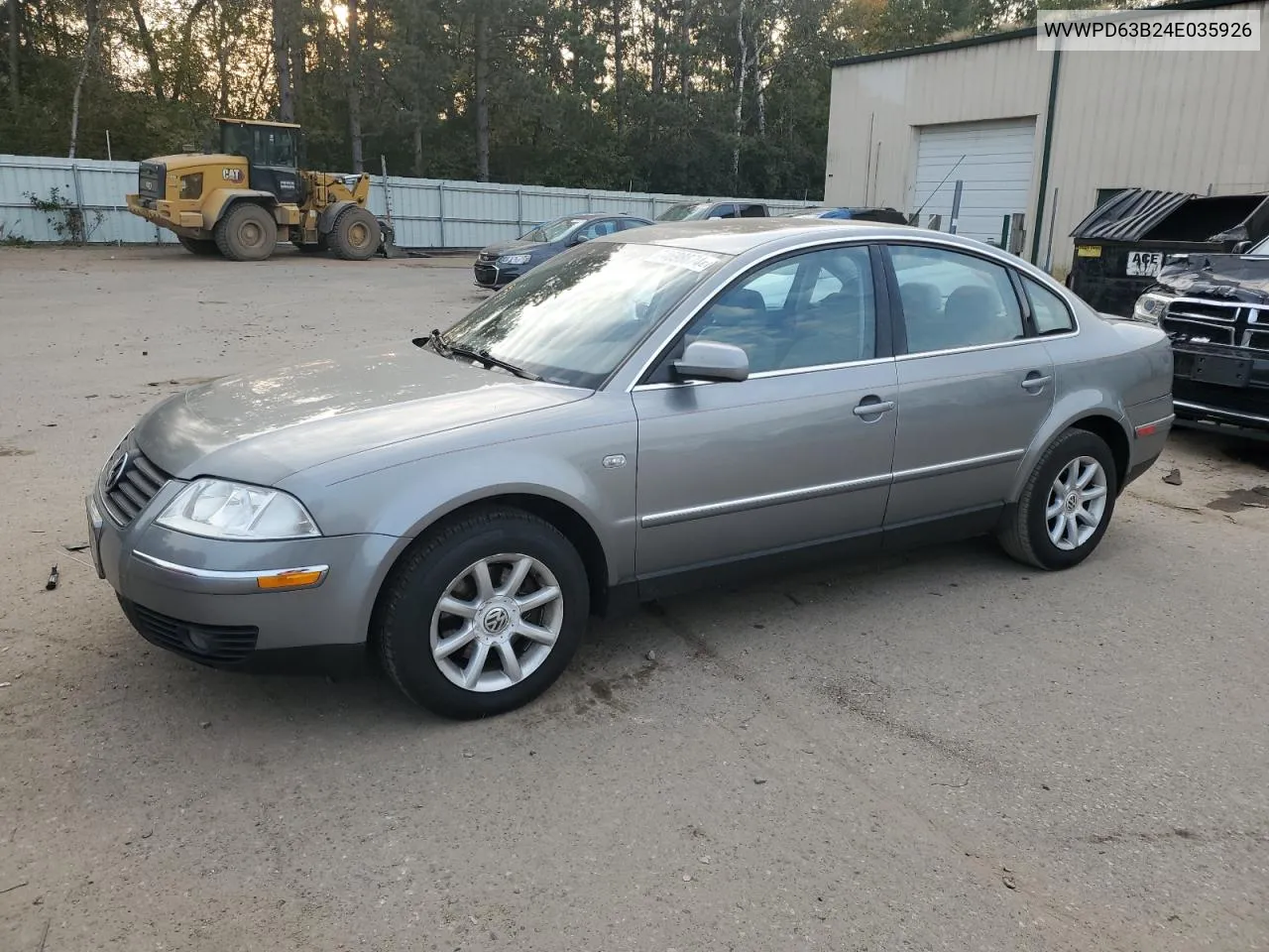 2004 Volkswagen Passat Gls VIN: WVWPD63B24E035926 Lot: 74698874